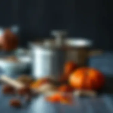 Assorted Spices Enhancing the 1 Qt Pot Experience 1 qt pot featured with an assortment of spices