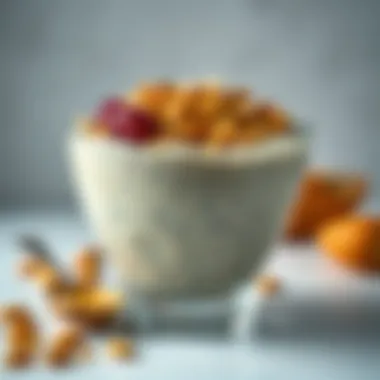 Smoothie Bowl with Almond Butter A smoothie bowl topped with almond butter and granola