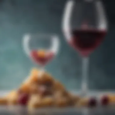 Sugar Levels and Flavor Relationships Elegant chart illustrating the relationship between sugar levels and flavor profiles in wine