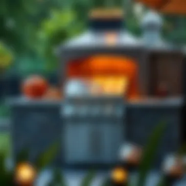 Elevating Outdoor Cooking with Gas Grill Inserts An outdoor setup featuring a well-integrated gas grill insert in a backyard setting.