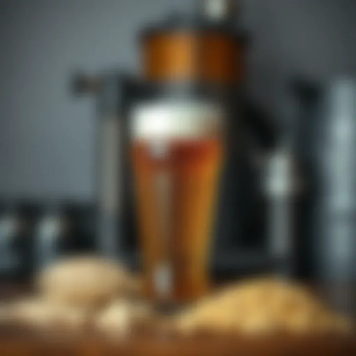 Exploring Gluten-Free Grains for Beer Production An illustration of different gluten-free grains utilized in brewing