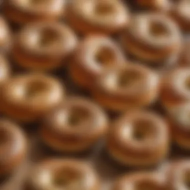 Packaging of mail-ordered New York bagels ready for delivery