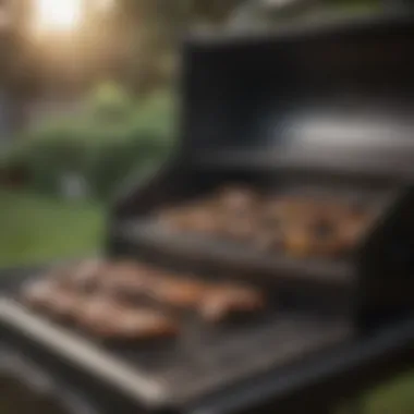 Thermometer installation on a grill