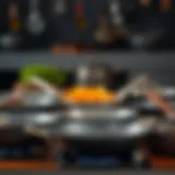 A variety of woks showcasing different materials suitable for gas stoves