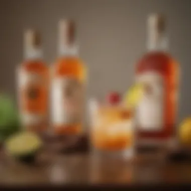 Various cocktails showcasing Malibu Rum's versatility