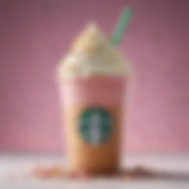 Social media posts featuring the Unicorn Frappuccino trend