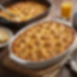 A delicious breakfast casserole made with Grands biscuits, eggs, and cheese.