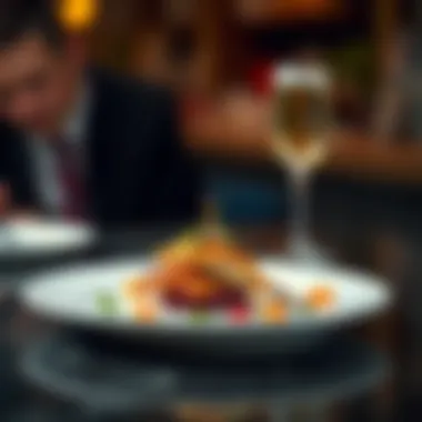 An elegant plated dish showcasing culinary creativity