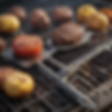 Precision Tools for Perfect Grilling A close-up of a spatula and tongs designed for grilling