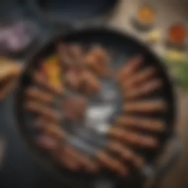 Efficient Organization of Grilling Essentials An organized storage solution for BBQ utensils