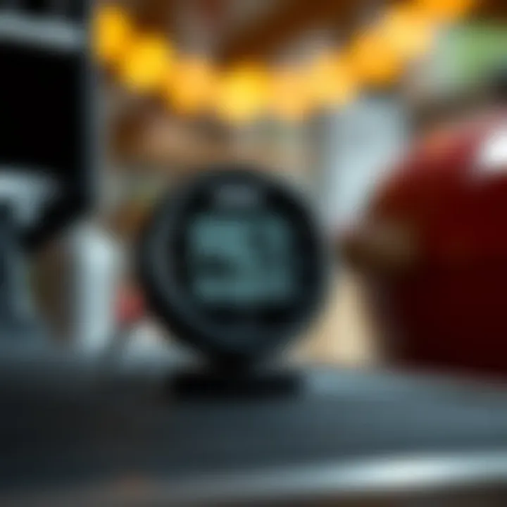 User-friendly interface of Weber grill thermometer