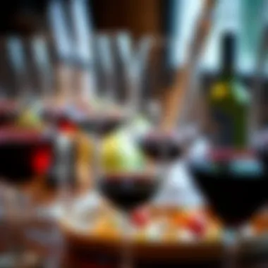 Biodynamic Wine Showcase A close-up of wine glasses filled with biodynamic wines