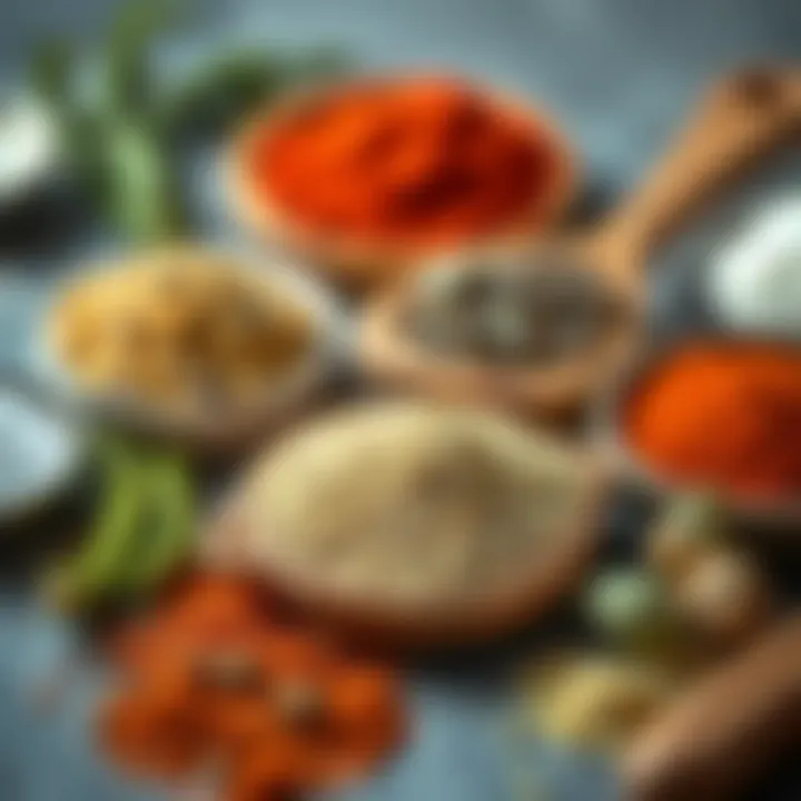 A selection of Whole30 friendly herbs and spices