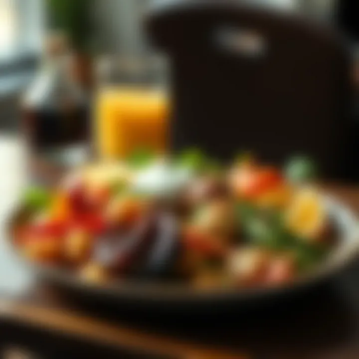 A beautifully arranged Whole30 compliant meal plate