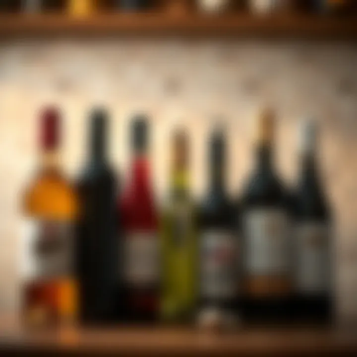 Selecting Openers for Different Wine Bottles A selection of wine bottles alongside openers suitable for different bottle types